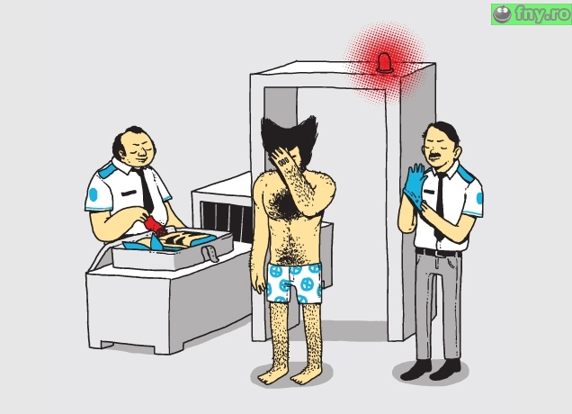 Wolverine la aeroport imagini haioase