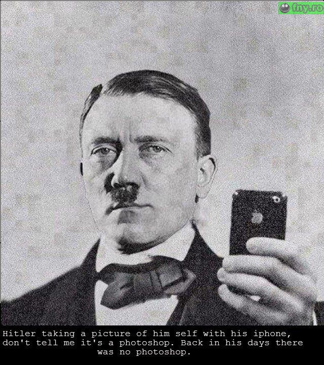 Hitler cu iPhone imagini haioase
